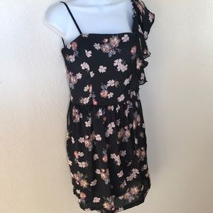 Floral black dress by GB